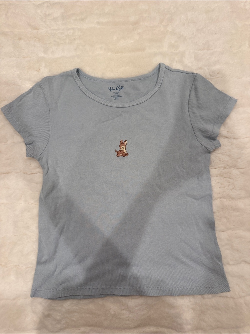 Light blue brandy tee